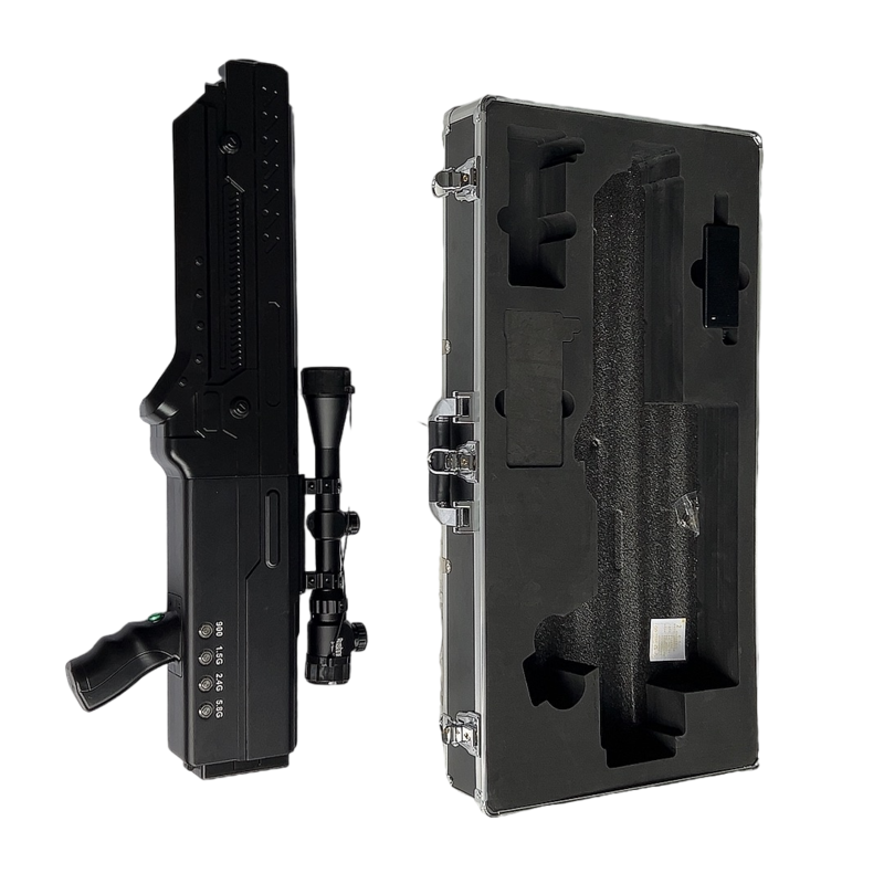  松潘手持便携式枪型低空防御反制四通道A型